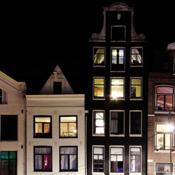 Photography titled "Amsterdam by night" by Jean-Marie Virat, Original Artwork, Digital Photography