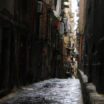 Fotografía titulada "Rue, Naples" por Jean-Marie Virat, Obra de arte original, Fotografía digital
