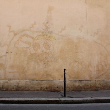Photography titled "Paris, trottoir" by Jean-Marie Virat, Original Artwork, Digital Photography