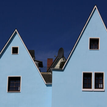 Photographie intitulée "toits" par Jean-Marie Virat, Œuvre d'art originale, Photographie numérique