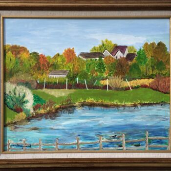 Painting titled "A View From The App…" by Jean Maynard, Original Artwork