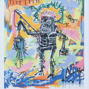 Druckgrafik mit dem Titel "Sans titre - PP" von Jean Michel Basquiat, Original-Kunstwerk