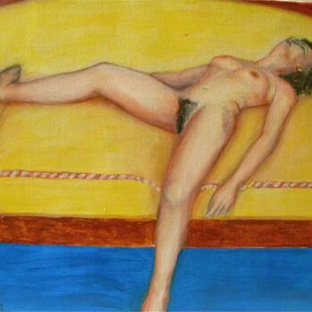 Peinture intitulée "relax" par Jean Michel Diano, Œuvre d'art originale