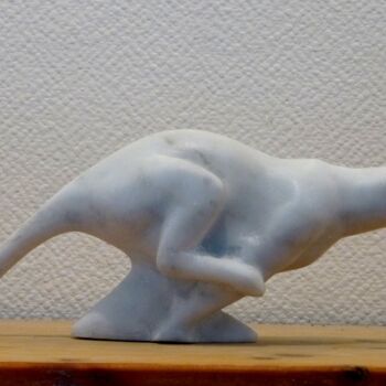 Rzeźba zatytułowany „Carrara Marble - Gu…” autorstwa Jean-Michel Garino, Oryginalna praca, Kamień