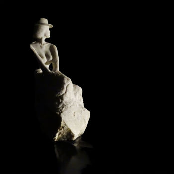 Sculpture titled "Clementine" by Jean Noël Gilabert, Original Artwork, Stone