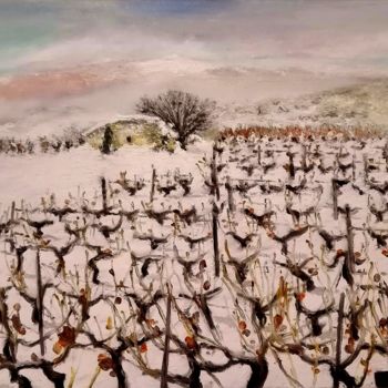 "les vignes sous la…" başlıklı Tablo Jean Noel Remy tarafından, Orijinal sanat, Petrol