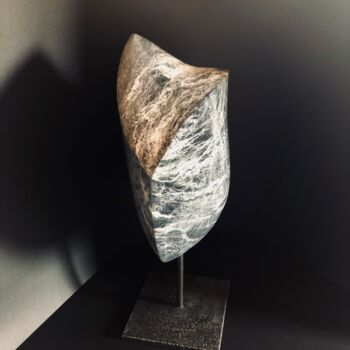 Sculpture titled "Accent Circonflexe" by Jean-Paul Baudry, Original Artwork, Stone