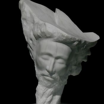 Sculpture titled "Christ" by Jean-Paul Daire, Original Artwork