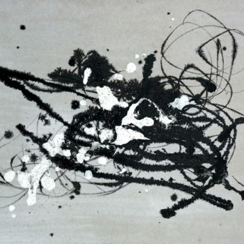 Peinture intitulée "Perce-Neige" par Gipéhel, Œuvre d'art originale, Acrylique