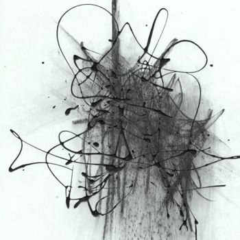 图画 标题为“Secrets-01” 由Gipéhel, 原创艺术品, 木炭
