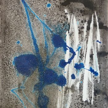 Pittura intitolato "Am I Blue" da Gipéhel, Opera d'arte originale, Acrilico