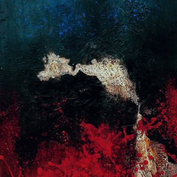 Malerei mit dem Titel "Paix sur la terre" von Gipéhel, Original-Kunstwerk, Acryl