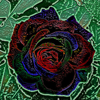 Photographie intitulée "p1010943-rose-71.jpg" par Jean-Paul Martin, Œuvre d'art originale