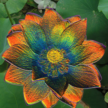 Photographie intitulée "257b2-lotus.jpg" par Jean-Paul Martin, Œuvre d'art originale
