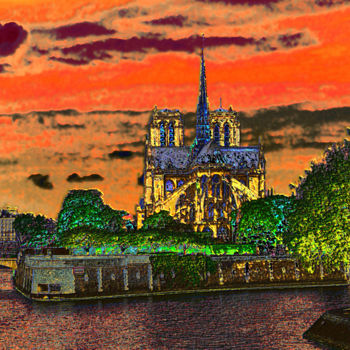 Photography titled "p1040434-notre-dame…" by Jean-Paul Martin, Original Artwork