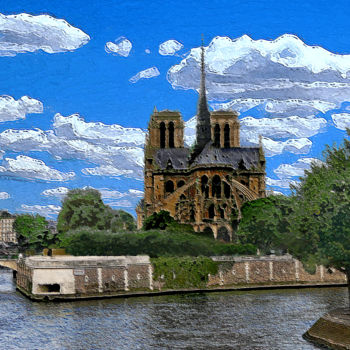 Photography titled "p1040434-notre-dame…" by Jean-Paul Martin, Original Artwork