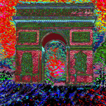 Photography titled "161-arc-de-triomphe…" by Jean-Paul Martin, Original Artwork