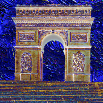 Photography titled "161-arc-de-triomphe…" by Jean-Paul Martin, Original Artwork