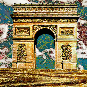Fotografia zatytułowany „161-arc-de-triomphe…” autorstwa Jean-Paul Martin, Oryginalna praca
