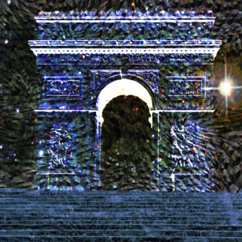 Fotografie mit dem Titel "161-arc-de-triomphe…" von Jean-Paul Martin, Original-Kunstwerk