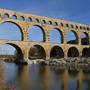 Φωτογραφία με τίτλο "p1010586-pont-du-ga…" από Jean-Paul Martin, Αυθεντικά έργα τέχνης
