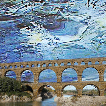 Φωτογραφία με τίτλο "p1010599i-pont-du-g…" από Jean-Paul Martin, Αυθεντικά έργα τέχνης
