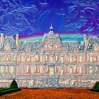 数字艺术 标题为“château de Maisons-…” 由Jean-Paul Martin, 原创艺术品, 2D数字工作