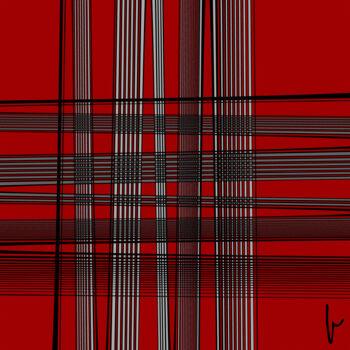 Digital Arts titled "Lignes" by Jean Paul Pierozzi, Original Artwork, Digital Painting