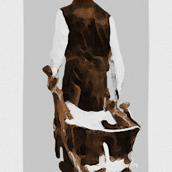 "Homme de peine à la…" başlıklı Dijital Sanat Jean Paul Pierozzi tarafından, Orijinal sanat, Dijital Resim