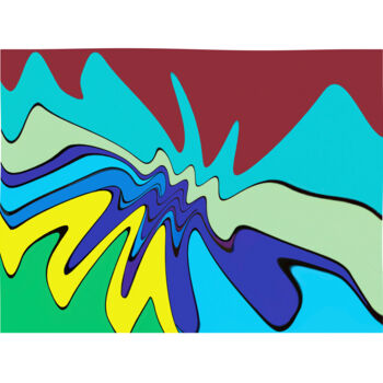 Digital Arts titled "Splash" by Jean Paul Pierozzi, Original Artwork, Digital Painting