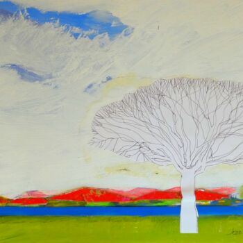 Painting titled "PAYSAGE 02." by Jean-Paul Vignes, Original Artwork