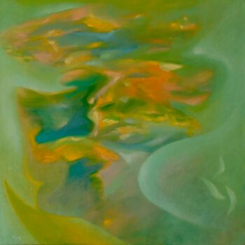 Painting titled "Vibrations, rythmes…" by Jean-Philippe Degraeve, Original Artwork, Oil