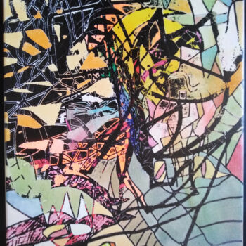 Pintura titulada "MODERN-DAY SYNDROME…" por Jean Philippe Desmoulins, Obra de arte original, Acrílico Montado en Bastidor de…