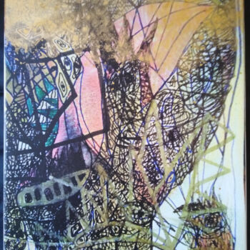 Pittura intitolato "MODERN-DAY SYNDROME…" da Jean Philippe Desmoulins, Opera d'arte originale, Acrilico Montato su Telaio pe…