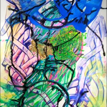 제목이 "Bianka"인 미술작품 Jean Philippe Desmoulins로, 원작, 아크릴 목재 패널에 장착됨