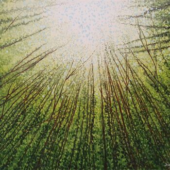 제목이 "Vertige"인 미술작품 Jean-Philippe Guffroy로, 원작, 기름 나무 들것 프레임에 장착됨