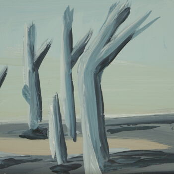 Peinture intitulée "Forêt" par Jean-Pierre Allano, Œuvre d'art originale, Acrylique