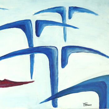 Peinture intitulée "Rêve" par Jean-Pierre Allano, Œuvre d'art originale, Acrylique