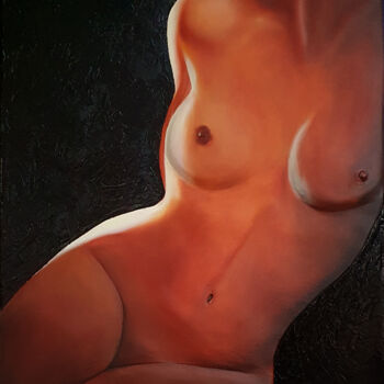 Peinture intitulée "Nuse Libre" par Jean-Pierre Beillard, Œuvre d'art originale, Huile