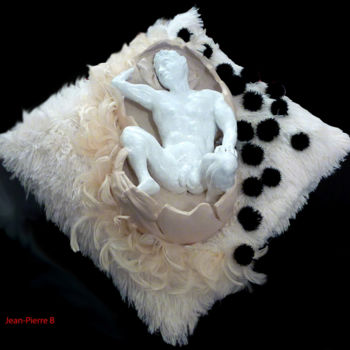 Sculpture intitulée "Hors du Nid la Vie" par Jean-Pierre Beillard, Œuvre d'art originale, Terre cuite