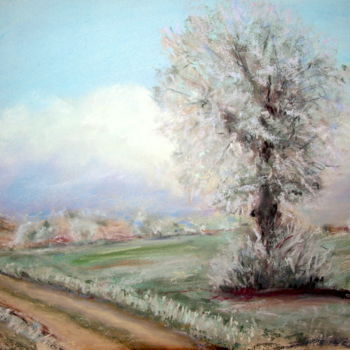 Painting titled "pastel-jpb-la-gelee…" by Jean Pierre Bernard, Original Artwork