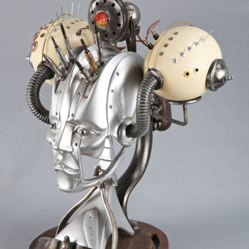 「Android」というタイトルの彫刻 Jean-Pierre Burquierによって, オリジナルのアートワーク