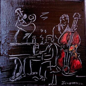 Peinture intitulée "INSTANT MUSICAL JAZZ" par Jean Pierre Jumeaux, Œuvre d'art originale, Acrylique Monté sur Châssis en bois