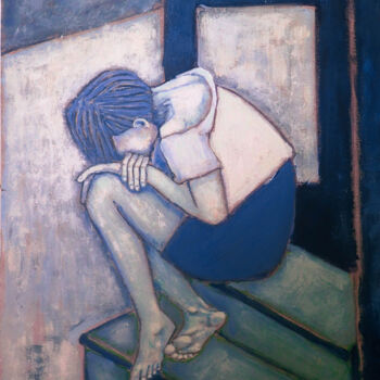 Pittura intitolato "abandon" da Jean-Pierre Piccin, Opera d'arte originale, Acrilico