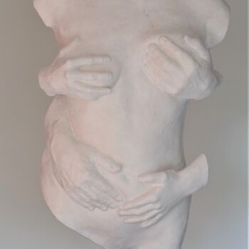 Sculpture titled "Jeu de vilain" by Jean Pierre Picheny, Original Artwork, Plaster
