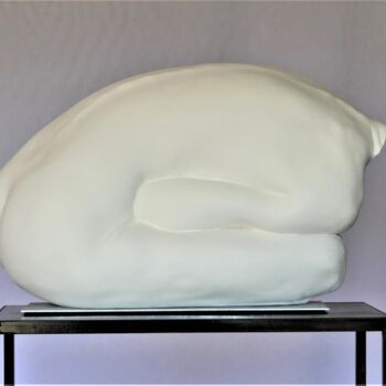 Sculpture intitulée "Kellying" par Jean Pierre Picheny, Œuvre d'art originale, Plâtre
