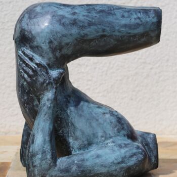 Sculptuur getiteld "Meuble humain" door Jean Pierre Picheny, Origineel Kunstwerk, Hars