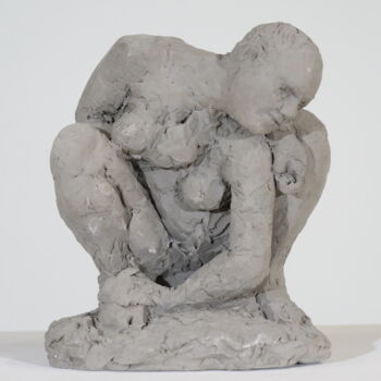 Sculpture titled "Esquisse n°7" by Jean Pierre Picheny, Original Artwork, Terra cotta
