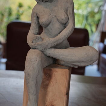 Escultura intitulada "Esquisse n°8" por Jean Pierre Picheny, Obras de arte originais, Argila