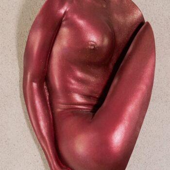Escultura titulada "Ovoïde n°3" por Jean Pierre Picheny, Obra de arte original, Resina